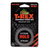 T-REX® Extreme Hold Mounting Tape, 1.5" Core, 1" X 1.66 Yds, Black freeshipping - TVN Wholesale