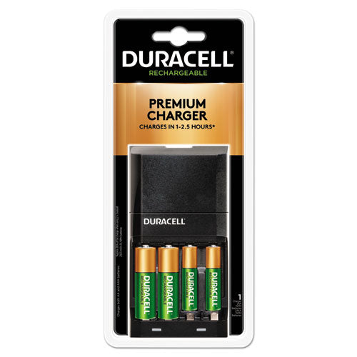 Duracell® Ion Speed 4000 Hi-performance Charger, Includes 2 Aa And 2 Aaa Nimh Batteries freeshipping - TVN Wholesale