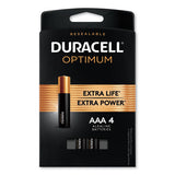 Duracell® Optimum Alkaline Aaa Batteries, 12-pack freeshipping - TVN Wholesale