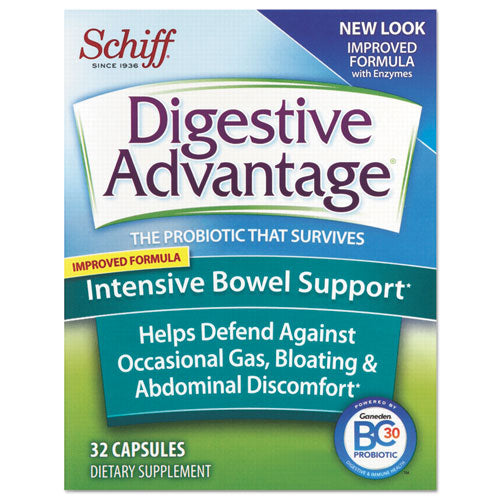 Digestive Advantage® Probiotic Intensive Bowel Support Capsule, 32 Count, 36-carton freeshipping - TVN Wholesale