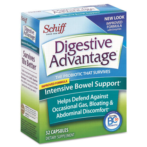 Digestive Advantage® Probiotic Intensive Bowel Support Capsule, 32 Count, 36-carton freeshipping - TVN Wholesale