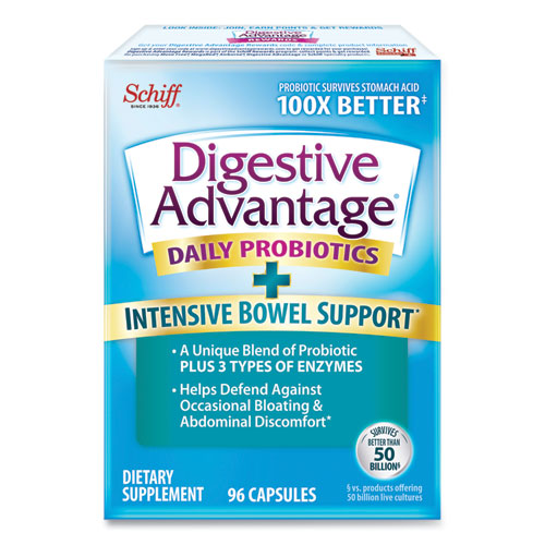 Digestive Advantage® Probiotic Intensive Bowel Support Capsule, 96 Count, 36-carton freeshipping - TVN Wholesale
