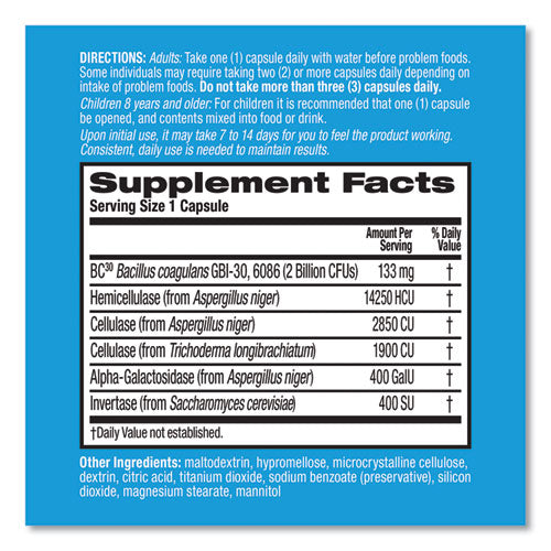 Digestive Advantage® Fast Acting Enzyme Plus Daily Probiotic Capsule, 32 Count freeshipping - TVN Wholesale