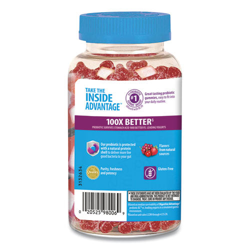 Digestive Advantage® Probiotic Gummies, Superfruit Blend, 90 Count freeshipping - TVN Wholesale