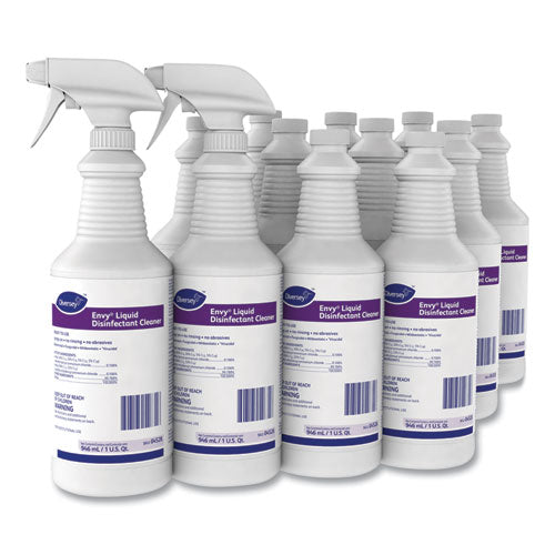 Diversey™ Envy Liquid Disinfectant Cleaner, Lavender, 32 Oz Spray Bottle, 12-carton freeshipping - TVN Wholesale