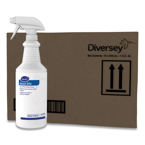 Diversey™ Glance Glass And Multi-surface Cleaner, Original, 32 Oz Spray Bottle, 12-carton freeshipping - TVN Wholesale