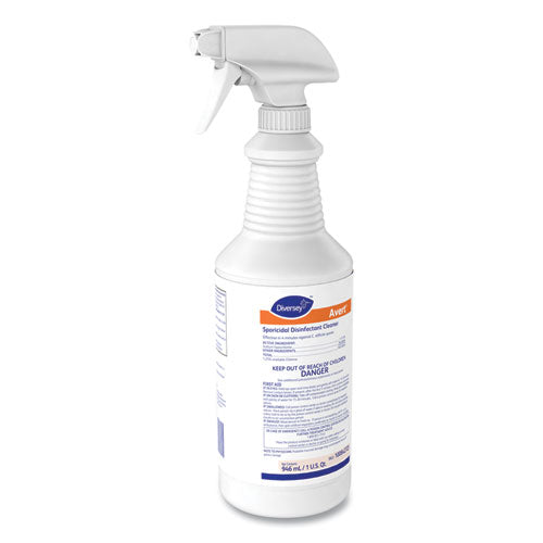 Diversey™ Avert Sporicidal Disinfectant Cleaner, 32 Oz Spray Bottle, 12-carton freeshipping - TVN Wholesale