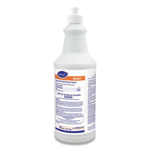 Diversey™ Avert Sporicidal Disinfectant Cleaner, 32 Oz Spray Bottle, 12-carton freeshipping - TVN Wholesale