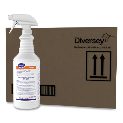 Diversey™ Avert Sporicidal Disinfectant Cleaner, 32 Oz Spray Bottle, 12-carton freeshipping - TVN Wholesale