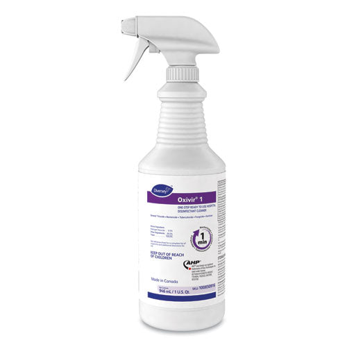 Diversey™ Oxivir 1 Rtu Disinfectant Cleaner, 32 Oz Spray Bottle, 12-carton freeshipping - TVN Wholesale