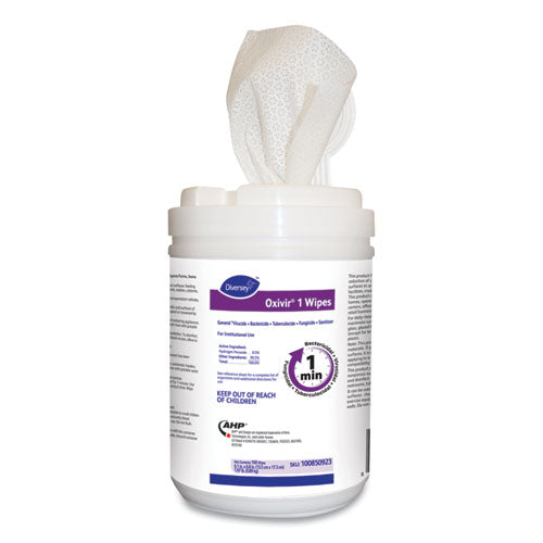 Diversey™ Oxivir 1 Wipes, 6" X 7", 160-canister, 12-carton freeshipping - TVN Wholesale