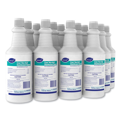 Diversey™ Crew Neutral Non-acid Bowl And Bathroom Disinfectant, 32 Oz Squeeze Bottle, 12-carton freeshipping - TVN Wholesale