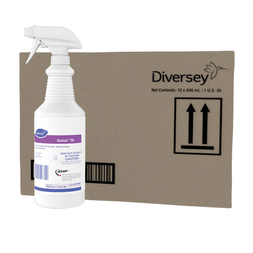 Diversey™ Oxivir Tb One-step Disinfectant Cleaner, 32 Oz Bottle, 12-carton freeshipping - TVN Wholesale