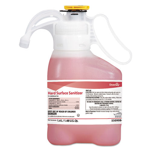 Diversey™ Hard Surface Sanitizer, Red, 1.4 L Bottle, 2-carton freeshipping - TVN Wholesale