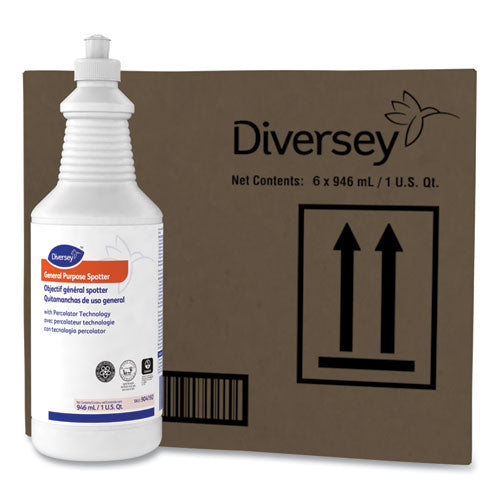 Diversey™ General Purpose Spotter, Floral Scent, Liquid, 1 Qt Squeeze Bottle, 6-carton freeshipping - TVN Wholesale