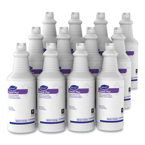 Diversey™ Emerel Plus Cream Cleanser, Odorless, 32 Oz Squeeze Bottle, 12-carton freeshipping - TVN Wholesale