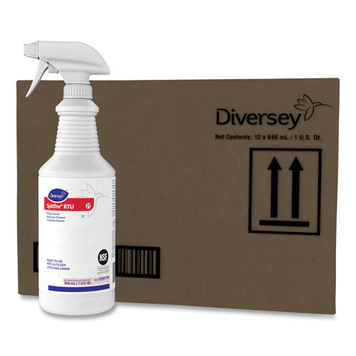 Diversey™ Spitfire Power Cleaner, Liquid, Fresh Pine Scent, 32 Oz Spray Bottle, 12-carton freeshipping - TVN Wholesale
