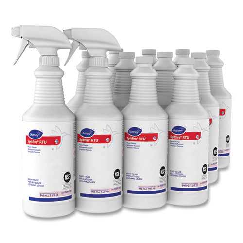 Diversey™ Spitfire Power Cleaner, Liquid, Fresh Pine Scent, 32 Oz Spray Bottle, 12-carton freeshipping - TVN Wholesale