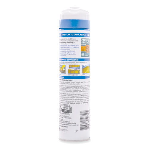 Diversey™ Endust Free Hypo-allergenic Dusting And Cleaning Spray, 10 Oz Aerosol Spray, 6-carton freeshipping - TVN Wholesale