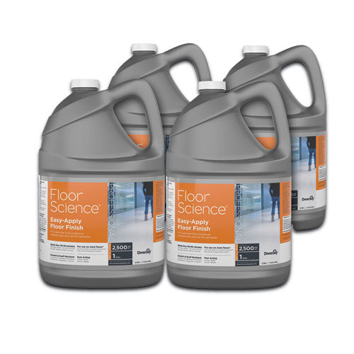 Diversey™ Floor Science Easy Apply Floor Finish, Ammonia Scent, 1 Gal Container, 4-carton freeshipping - TVN Wholesale