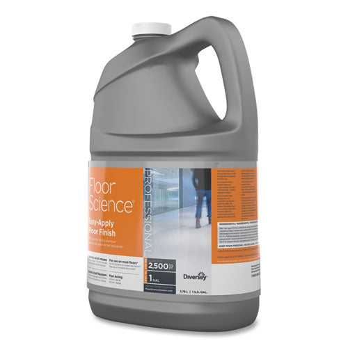 Diversey™ Floor Science Easy Apply Floor Finish, Ammonia Scent, 1 Gal Container, 4-carton freeshipping - TVN Wholesale