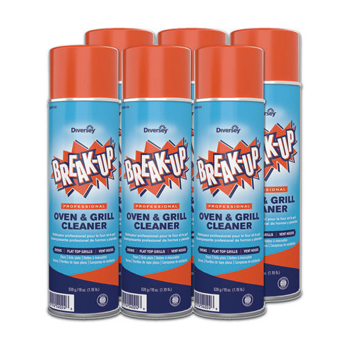 BREAK-UP® Oven And Grill Cleaner, Ready To Use, 19 Oz Aerosol Spray 6-carton freeshipping - TVN Wholesale