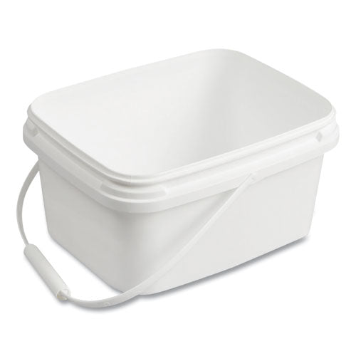 Diversey™ Polypropylene Dry Wipe Charging Bucket, 24 X 14 X 14, White, 12-box freeshipping - TVN Wholesale