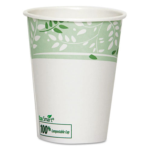 Dixie® Pla Hot Cups, 8 Oz, Viridian Design, 50-sleeve, 20 Sleeves-carton freeshipping - TVN Wholesale