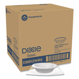 Dixie® Everyday Disposable Dinnerware, Wrapped In Packs Of 5, Bowl, 12 Oz, White, 5-pack, 100 Packs-carton freeshipping - TVN Wholesale