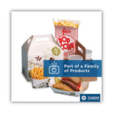 Dixie® Take-out Barn One-piece Paperboard Food Box, Basket-weave Plaid Theme, 9.5 X 5 X 8, Red-white, 125-carton freeshipping - TVN Wholesale