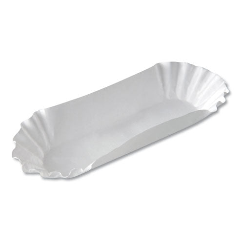 Dixie® Medium Weight Fluted Hot Dog Trays, 8", White, 250-pack, 12 Packs-carton freeshipping - TVN Wholesale