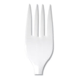 Dixie® Mediumweight Polypropylene Cutlery, Fork, White, 1,000-carton freeshipping - TVN Wholesale