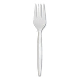 Dixie® Mediumweight Polypropylene Cutlery, Fork, White, 1,000-carton freeshipping - TVN Wholesale