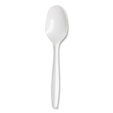 Dixie® Mediumweight Polypropylene Cutlery, Teaspoon, White, 1,000-carton freeshipping - TVN Wholesale