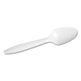 Dixie® Mediumweight Polypropylene Cutlery, Teaspoon, White, 1,000-carton freeshipping - TVN Wholesale