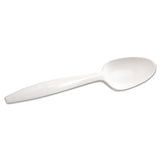 Dixie® Mediumweight Polypropylene Cutlery, Teaspoon, White, 1,000-carton freeshipping - TVN Wholesale