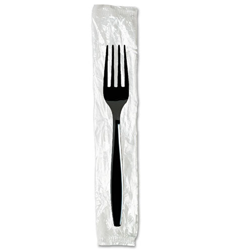 Dixie® Individually Wrapped Heavyweight Soup Spoons, Polystyrene, Black, 1,000-carton freeshipping - TVN Wholesale