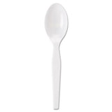 Dixie® Individually Wrapped Mediumweight Polystyrene Cutlery, Teaspoons, White, 1,000-carton freeshipping - TVN Wholesale