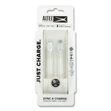 Altec Lansing® Fabric Lightning Charging Cable, 3 Ft, Black freeshipping - TVN Wholesale