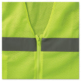 ergodyne® Glowear 8210z Class 2 Economy Vest, Polyester Mesh, Large To X-large, Lime freeshipping - TVN Wholesale