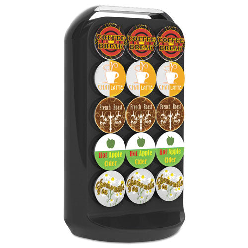 Mind Reader Coffee Pod Carousel, Fits 30 Pods, 6 7-8 X 6 7-8 X 12 5-8, Black freeshipping - TVN Wholesale