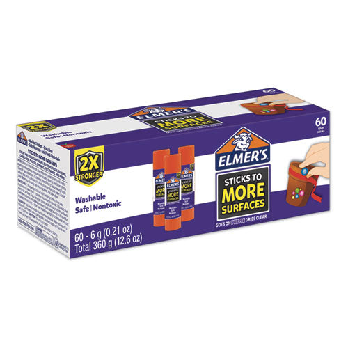 Elmer's® Extra-strength School Glue Sticks, 0.21 Oz, Dries Clear, 60-pack freeshipping - TVN Wholesale
