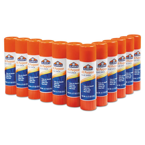 Elmer's® Disappearing Glue Stick, 0.77 Oz, Applies White, Dries Clear, 12-pack freeshipping - TVN Wholesale