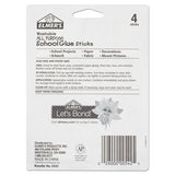 Elmer's® Washable School Glue Sticks, 0.24 Oz, Applies And Dries Clear, 4-pack freeshipping - TVN Wholesale