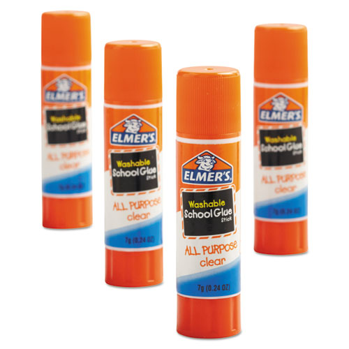Elmer's® Washable School Glue Sticks, 0.24 Oz, Applies And Dries Clear, 4-pack freeshipping - TVN Wholesale