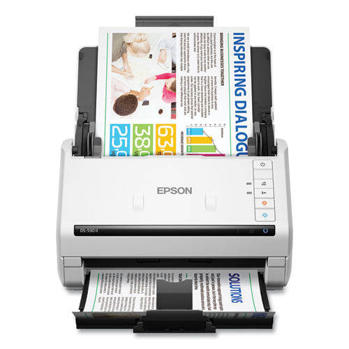Epson® Ds-530 Ii Color Duplex Document Scanner, 600 Dpi Optical Resolution, 50-sheet Duplex Auto Document Feeder freeshipping - TVN Wholesale