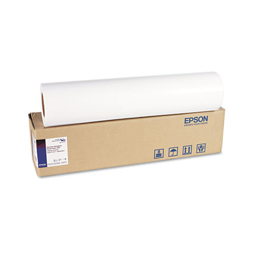 Epson® Premium Semigloss Photo Paper Roll, 7 Mil, 16.5" X 100 Ft, Semi-gloss White freeshipping - TVN Wholesale