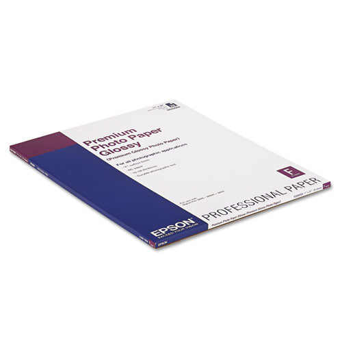 Epson® Premium Photo Paper, 10.4 Mil, 17 X 22, High-gloss White, 25-pack freeshipping - TVN Wholesale
