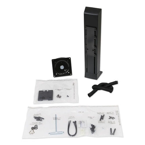 WorkFit™ by Ergotron® Monitor Riser, For 24" Monitors, 30 Degree Tilt, Black, Supports 16 Lb freeshipping - TVN Wholesale