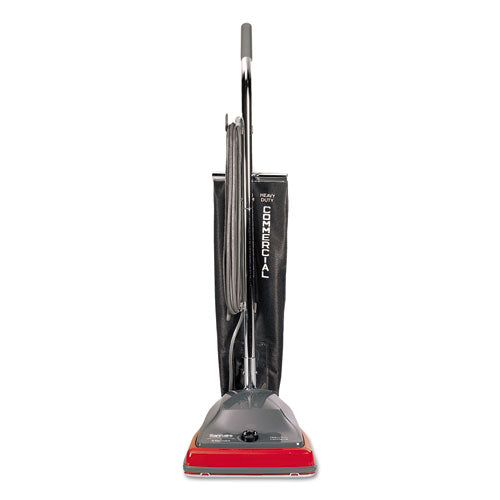 Sanitaire® Tradition Upright Vacuum Sc679j, 12" Cleaning Path, Gray-red-black freeshipping - TVN Wholesale